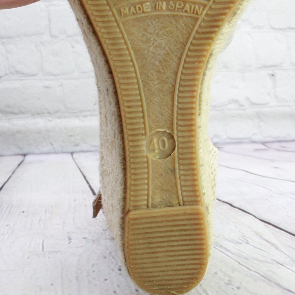 PASEART Closed Toe Espadrilles Wedge Sandals 9 - Picture 8 of 9